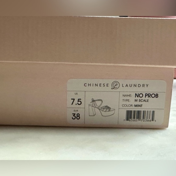 Chinese Laundry Mint Green Platform Shoes NWB - Picture 11 of 11